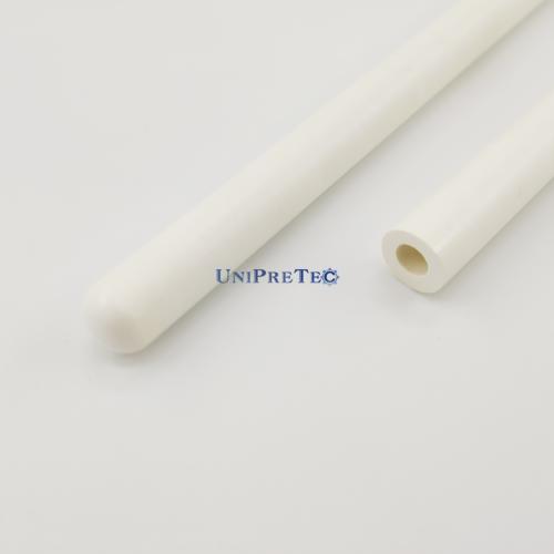 Alumina Ceramic Theremocouple Protection Tube One End Closed 