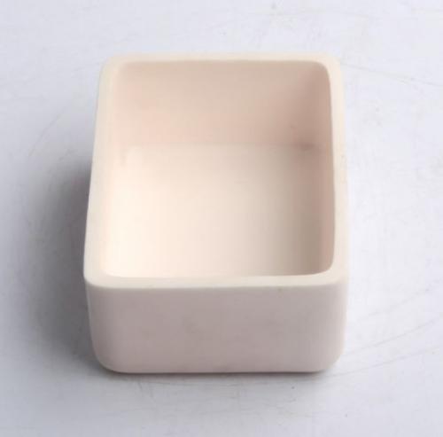 High Temperature Rectangular Alumina Ceramic Boat Crucible 